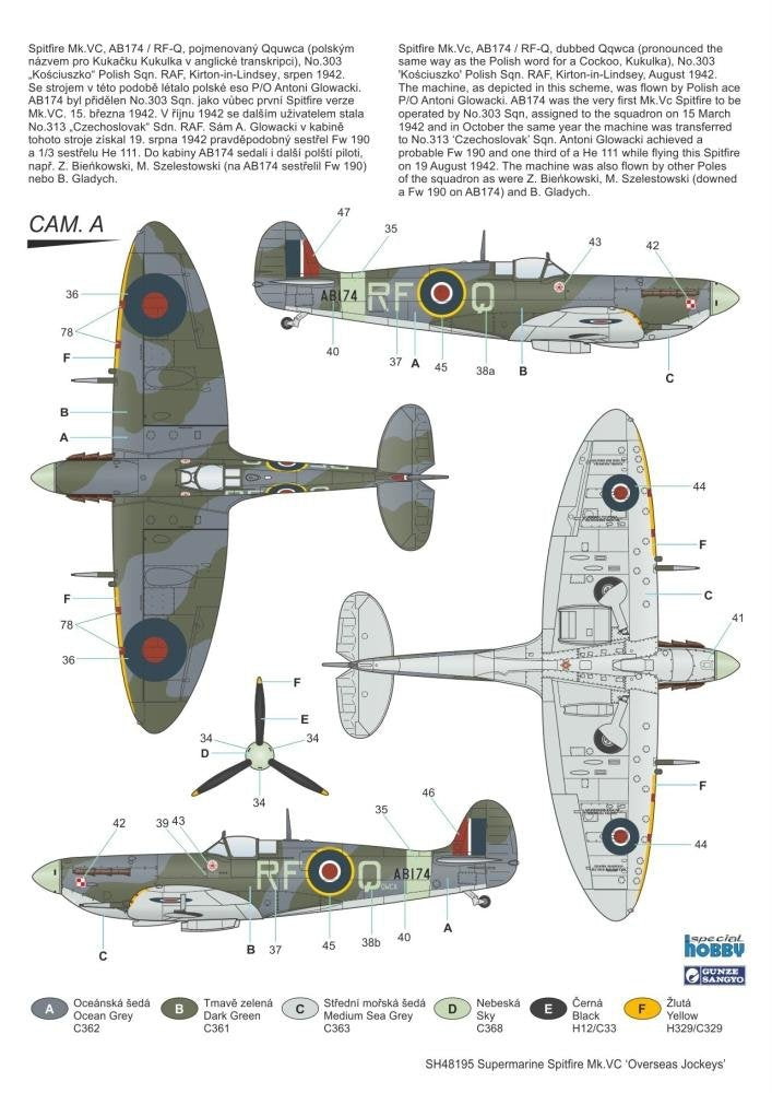 Special Hobby 48195 Supermarine Spitfire Mk. VC « Jockeys d&amp;#39;outre-mer » 1/48 – immagine 4