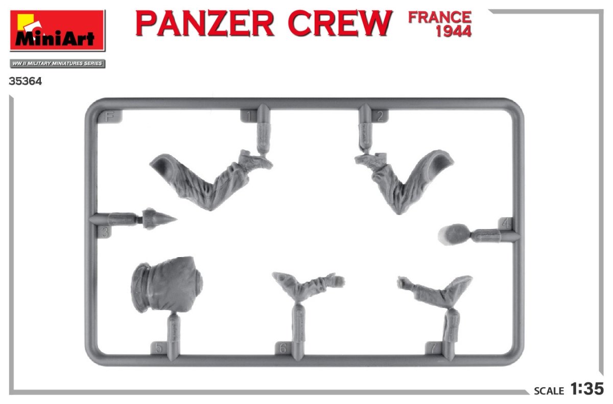 MiniArt 35364 ÉQUIPAGE DE PANZERS. FRANCE 1944 1/35 – image 4