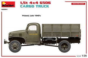 MiniArt 38064 1,5t 4×4 G506 CAMION CARGO 1/35 – Bild 5