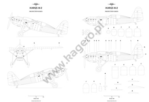 Kagero 96013 Ikarus IK-2 EN – Bild 3