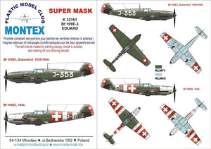 Montex K32161 Bf 109E-3 1/32