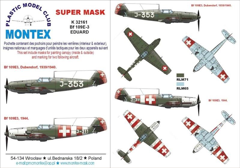 Montex K32161 Bf 109E-3 1/32