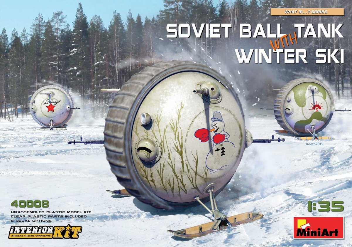 MiniArt 40008 RÉSERVOIR À BALLES SOVIÉTIQUE avec SKI D&amp;#39;HIVER. KIT INTÉRIEUR 1/35