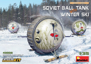 MiniArt 40008 RÉSERVOIR À BALLES SOVIÉTIQUE avec SKI D&amp;#39;HIVER. KIT INTÉRIEUR 1/35