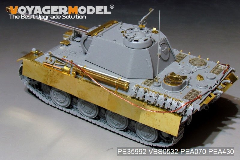 Maquette Voyager PE35992 Panther G allemand de la Seconde Guerre mondiale, version intermédiaire, pour TAKOM 2120 au 1/35 – Bild 7
