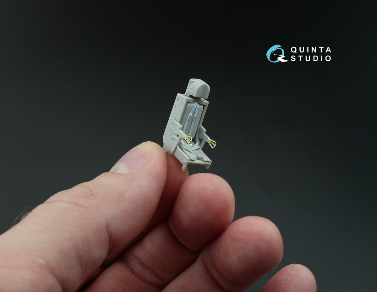 Intérieur imprimé en 3D et coloré sur papier décalcomanie Quinta Studio QD48073 F-105G (pour kit HobbyBoss) 1/48 – image 8