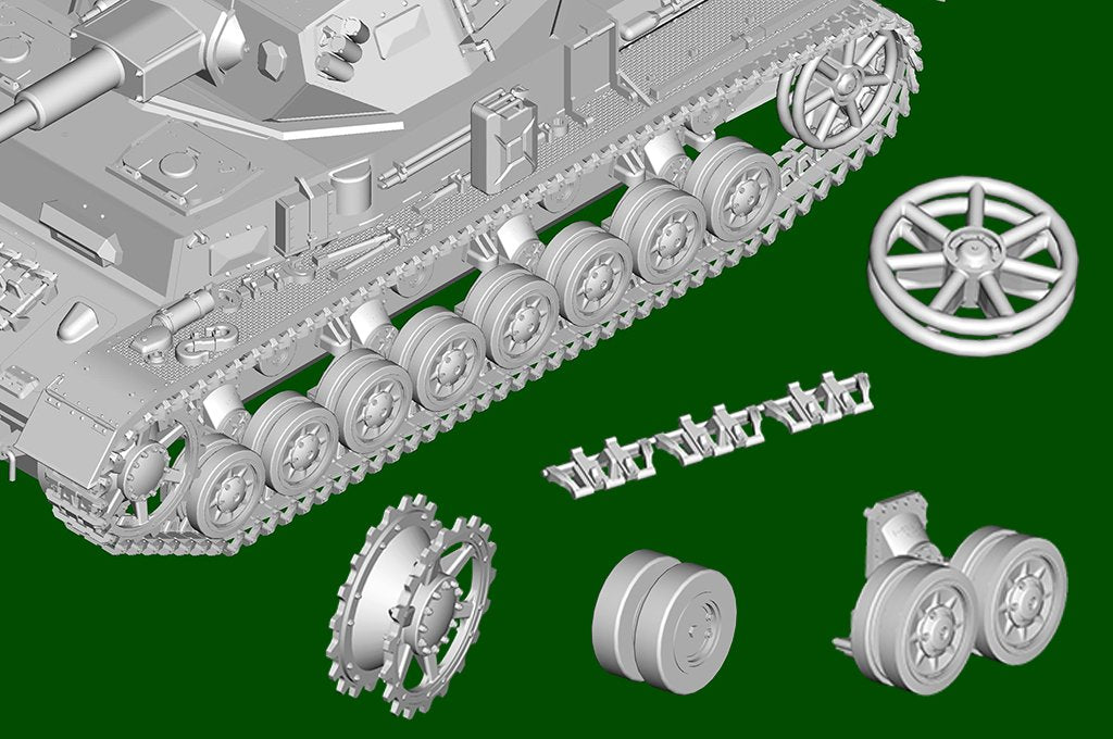 Hobby Boss 84840 Char moyen allemand Pzkpfw IV Ausf.F2 1/48 – immagine 11