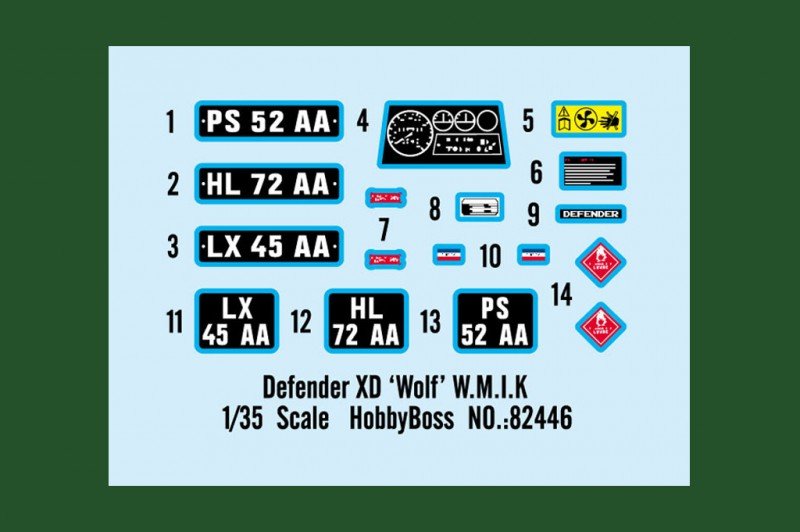 Hobby Boss 82446 Defender XD &amp;#39;Wolf&amp;#39; WMIK (1/35) – image 2