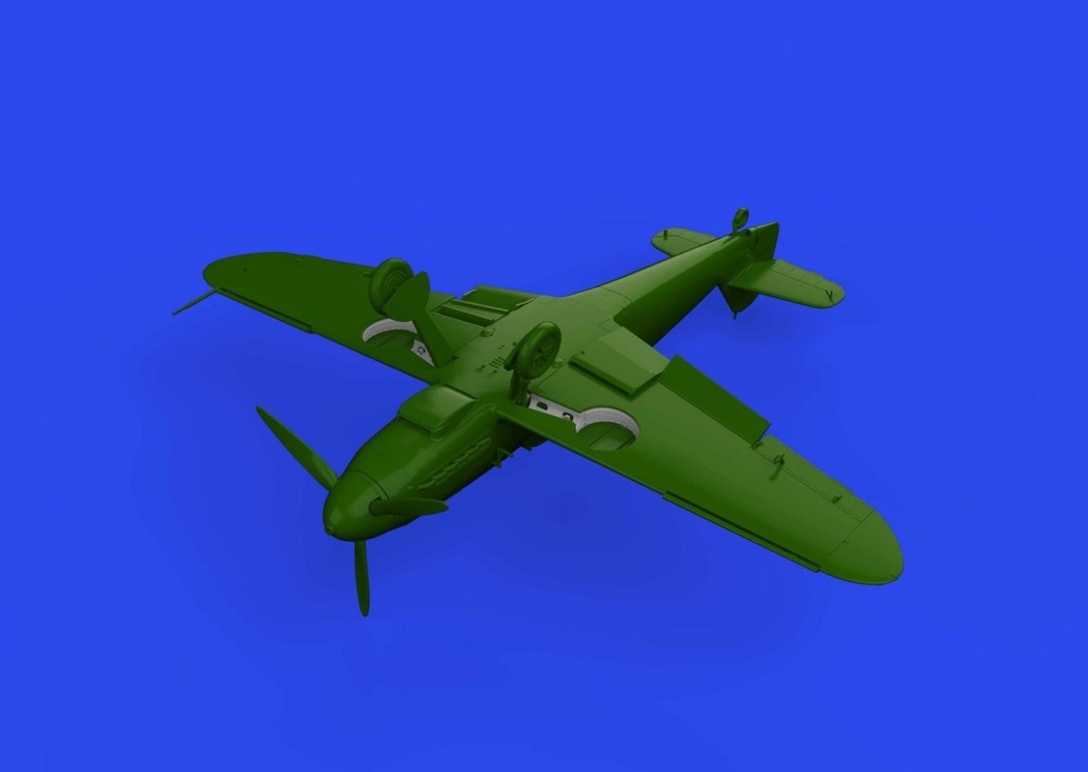 Eduard 672322 Bf 109F, baies de train d&amp;#39;atterrissage arrondies, impression EDUARD 1/72 – image 2