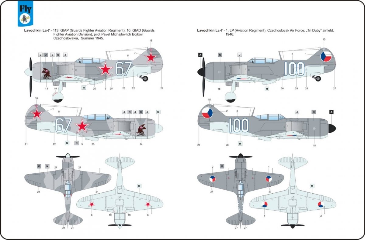 Fly 48034 Lavochkin La-7 1/48 – imagen 3