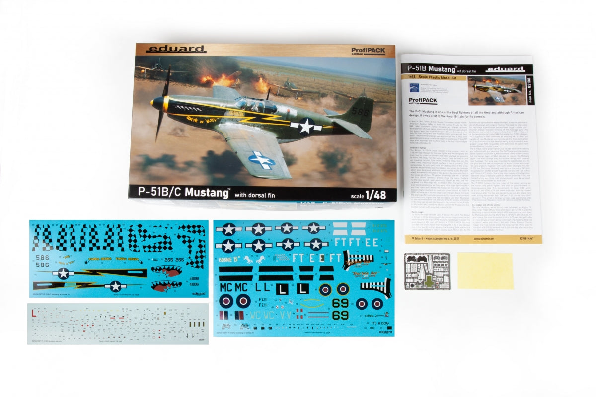 Eduard 82108 P-51B/C Mustang avec aileron dorsal 1/48 – imagen 2