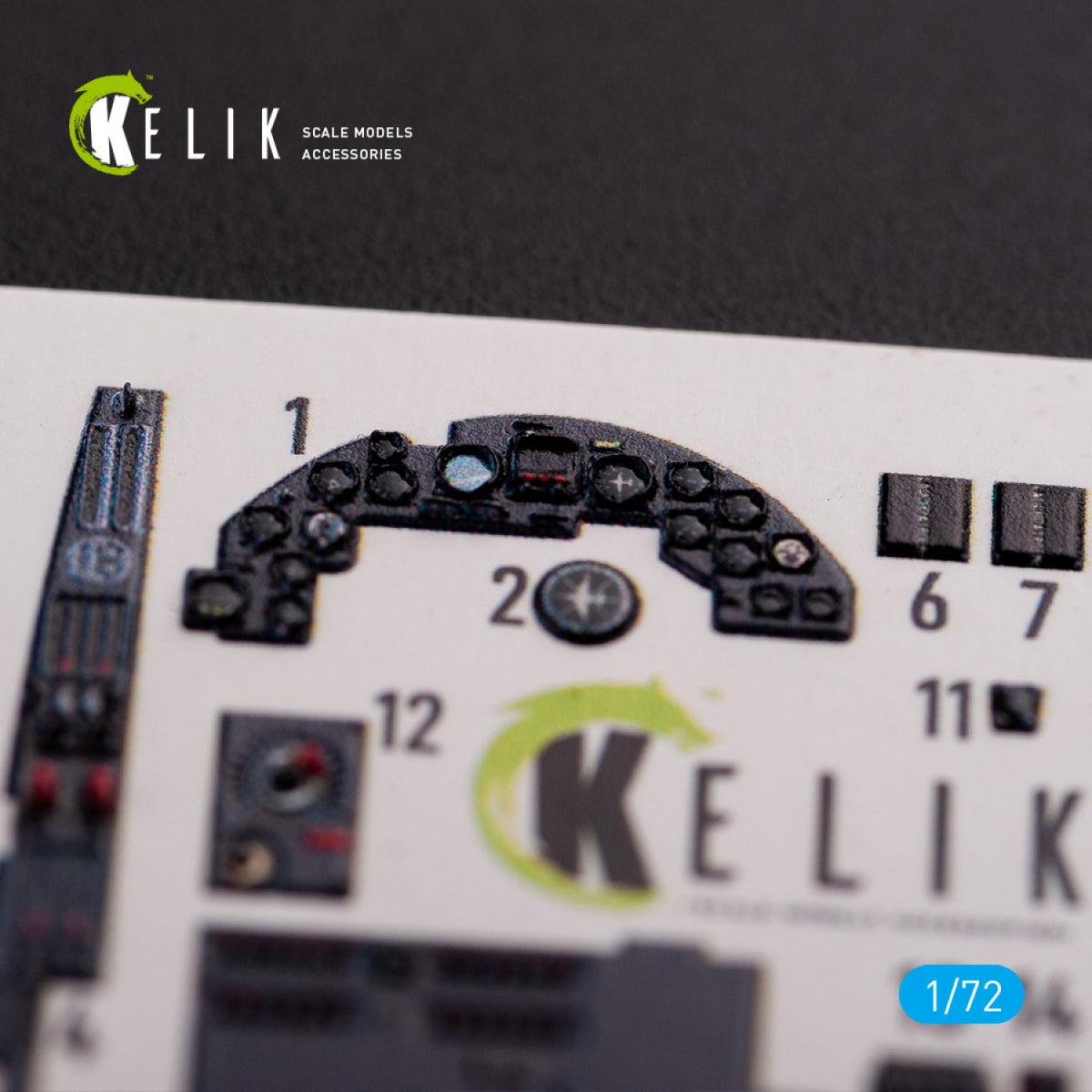 Décalcomanies 3D intérieures KELIK K72062 pour maquette Revell au 1/72 du Junkers JU 88 A-4 – Bild 4
