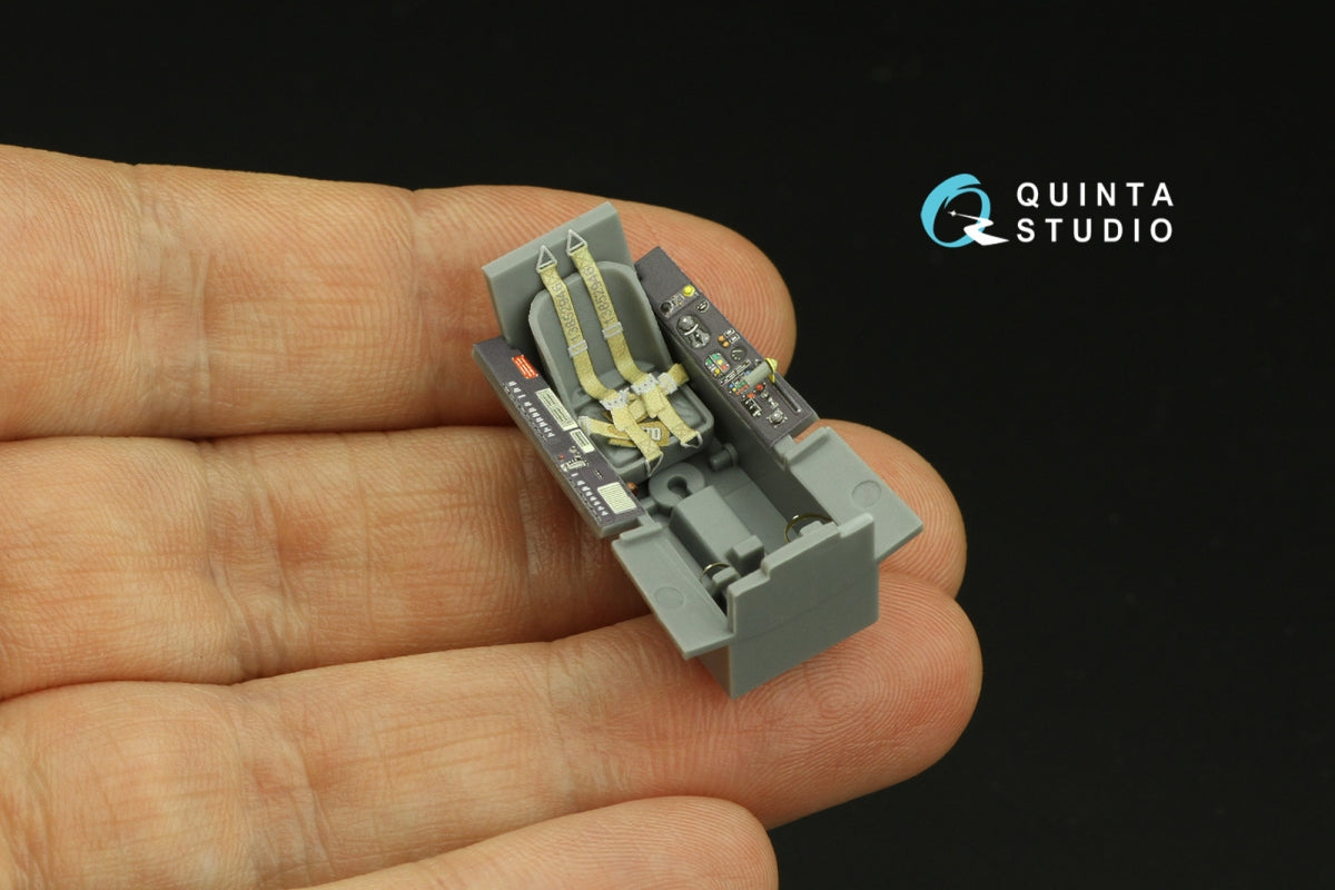 Intérieur imprimé en 3D et coloré sur papier décalcomanie Quinta Studio QD48314 Fw 190A-3 (Tamiya) 1/48 – image 6