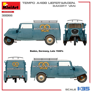 MiniArt 38066 TEMPO A400 LIEFERWAGEN. FOURgon BOULANGERIE 1/35 – image 7