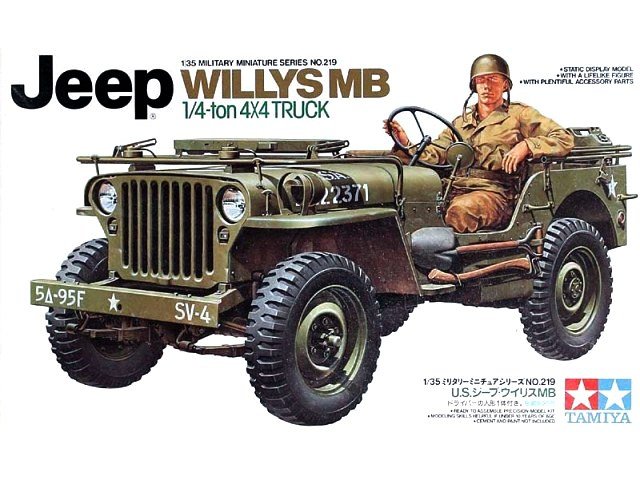 Tamiya 35219 Jeep Willys MB américaine, camion 1/4 tonne (1/35)  – Bild 2
