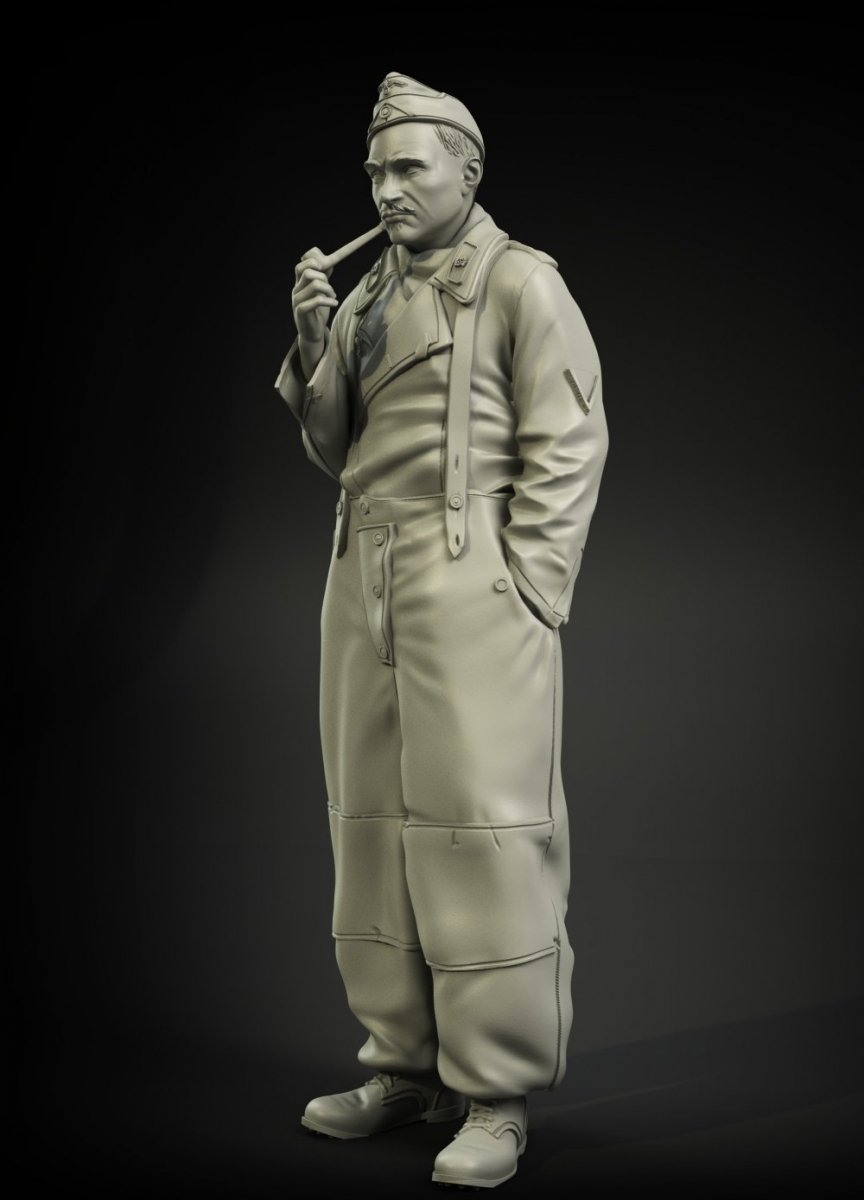 Panzer Art FI35-054 Pantalon d&amp;#39;hiver de tankiste allemand n° 1 1/35