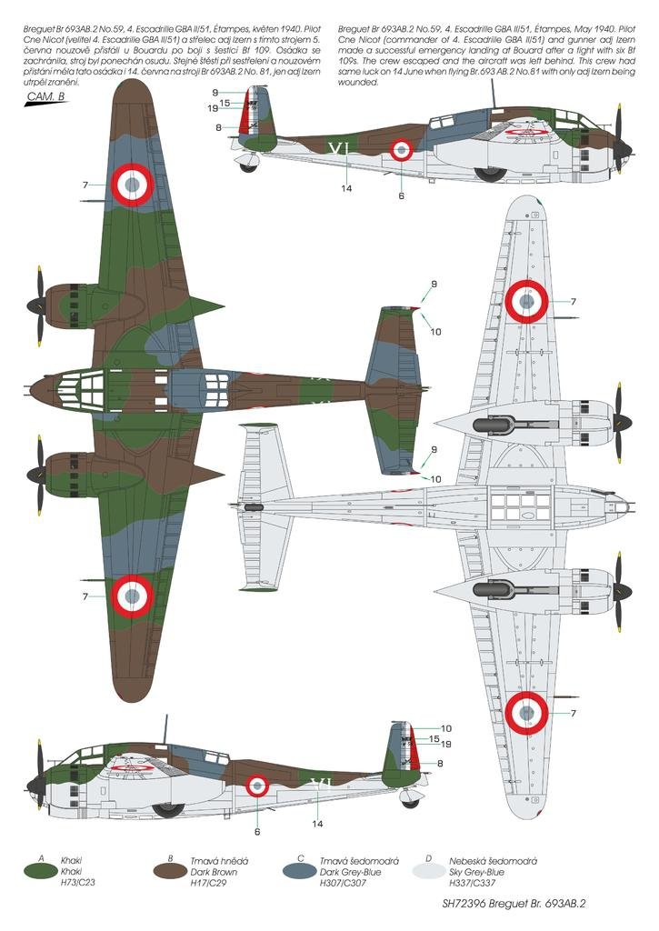 Maquette Special Hobby 72396 Breguet Br.693AB.2 « Bombardier d&amp;#39;attaque français » au 1/72 – image 4