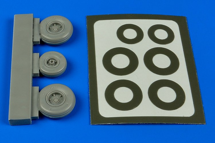Aires 4643 Roues et masques de peinture pour Cessna A-37, échelle 1/48, Trumpeter