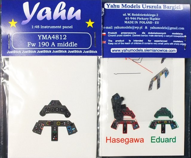 Yahu YMA4812 Fw 190 A milieu (Eduard / Hasegawa) 1/48