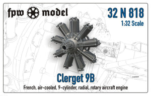 FPW Modèle 32N818 Clerget 9B 1/32