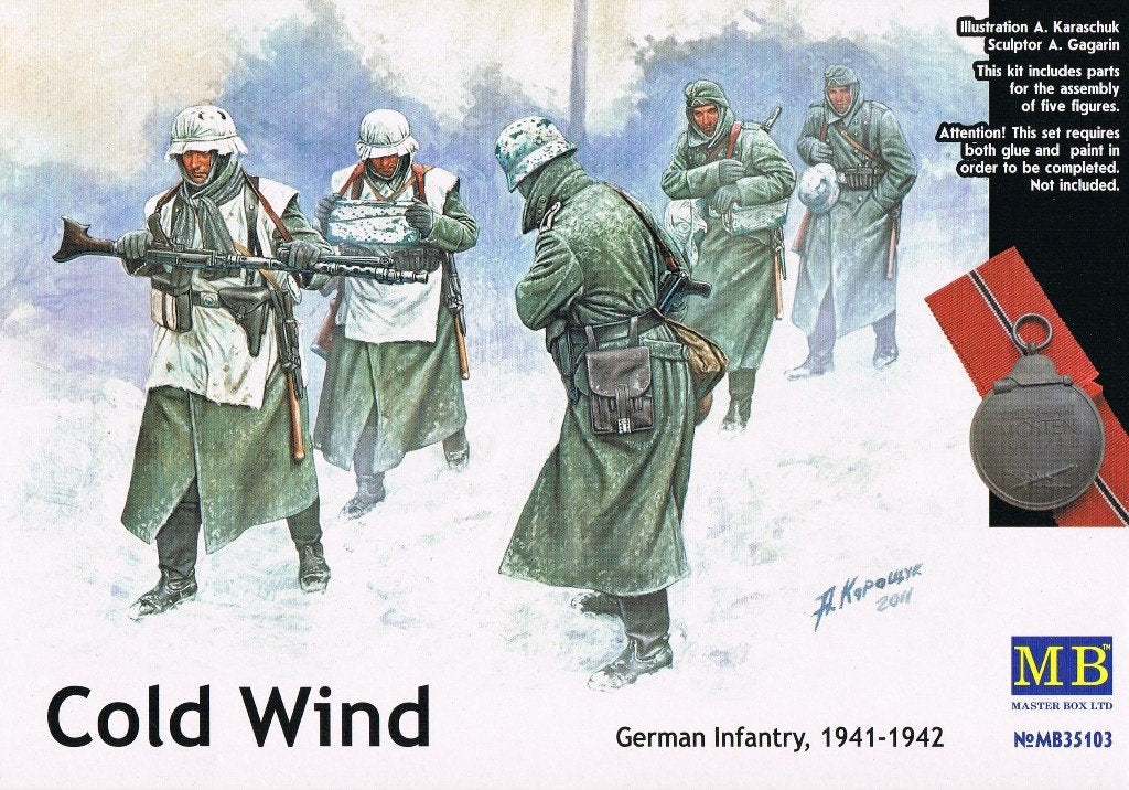 Master Box 35103 Infanterie allemande (1941-1945) Vent froid (1/35)
