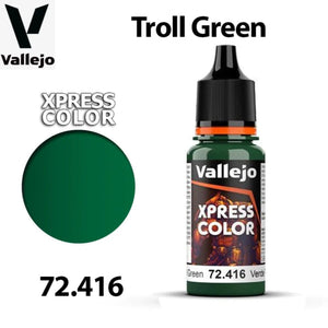 Vallejo 72416 Xpress Color - Vert Troll 18 ml