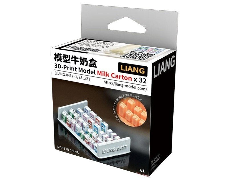 Modèle imprimé en 3D Liang 0417 : brique de lait x 32 1/32 1/35