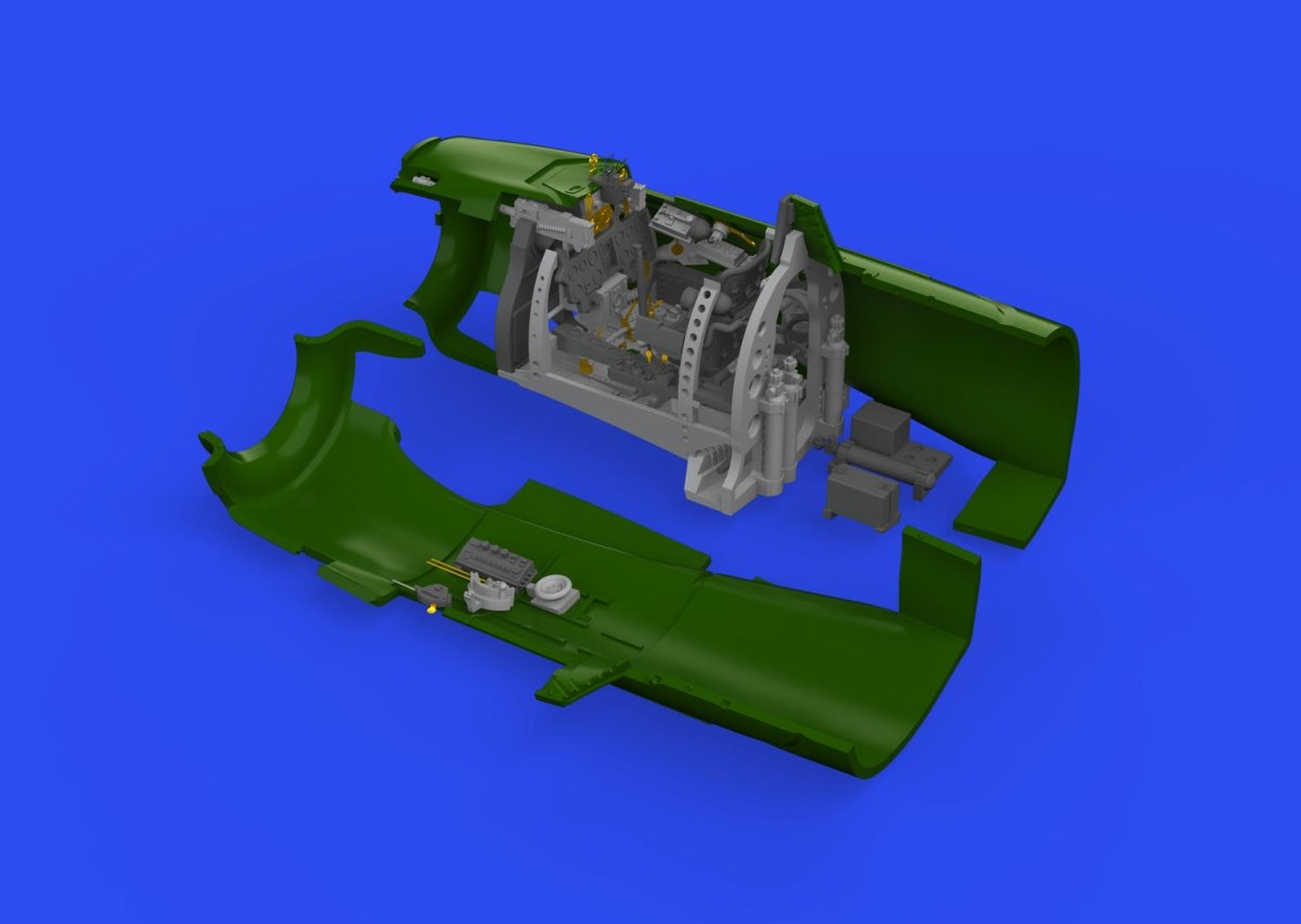 Eduard 648692 A6M2 Zero Modèle 21 cockpit IMPRESSION EDUARD 1/48