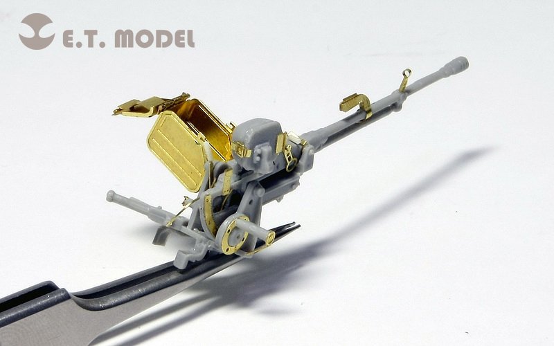 Maquette ET EA35-015, mitrailleuse antiaérienne chinoise de 12,7 mm + boîte de munitions, échelle 1/35 – image 2