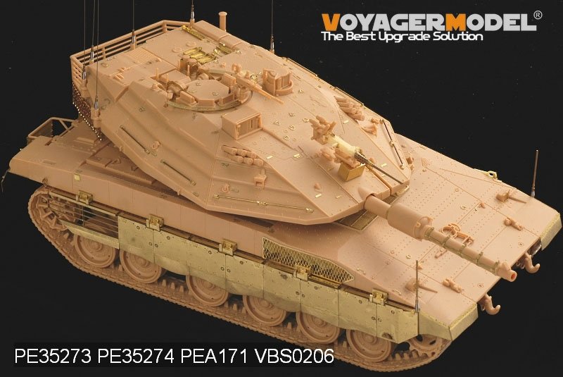 Jupes latérales pour char de combat principal Merkava Mk.IV moderne (Voyager Model PE35274, pour ACADEMY 13213) à l&amp;#39;échelle 1/35 – image 3