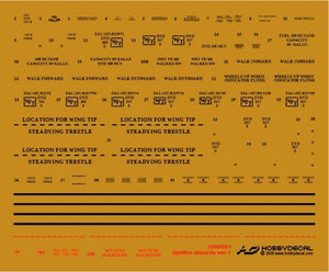 HobbyDecal ST32005V1 Pochoirs Spitfire ver 1 1/32