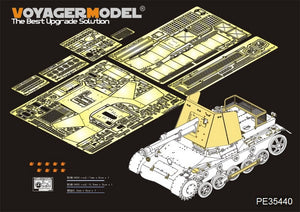 Maquette Voyager PE35440, canon de base allemand PaK(t) Panzerjäger I de 47 mm de la Seconde Guerre mondiale pour DRAGON 6230 au 1/35