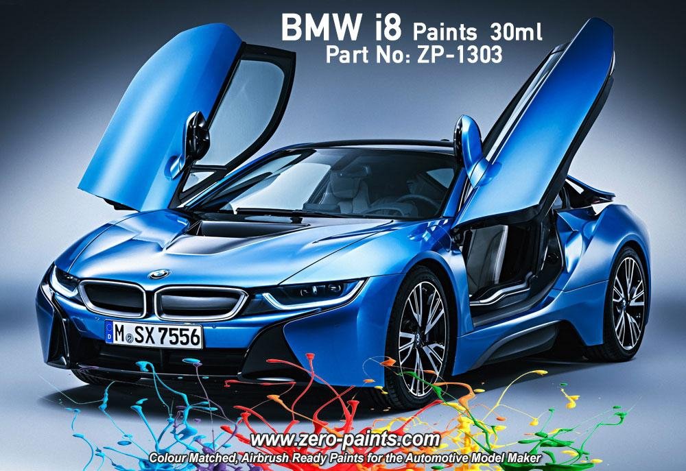 Peinture Zero Paints ZP-1303-GR BMW i8 Gris Sophisto 30 ml – immagine 2