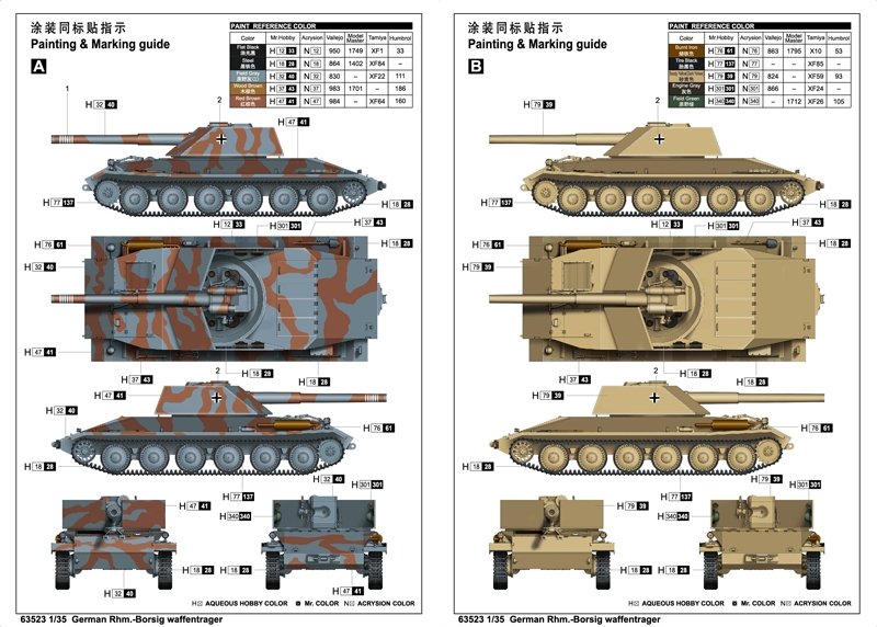 I Love Kit 63523 Rhm.-Borsig Waffentrager allemand 1/35 – immagine 3
