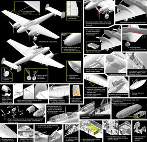 Cyber ​​​​Hobby 3209 Bf 110 E-2 Trop (1/32) – image 3