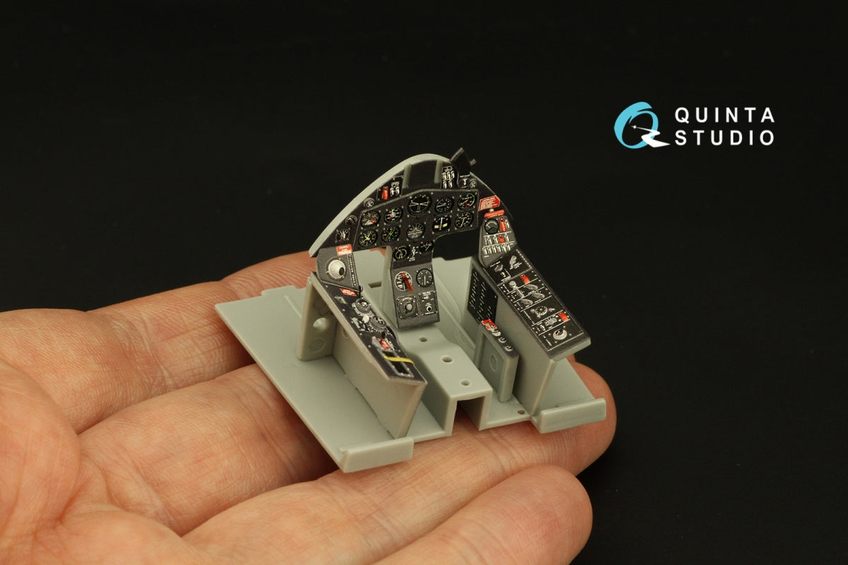 Intérieur coloré imprimé en 3D sur papier décalcomanie pour F8F-2 Bearcat (Trumpeter) Quinta Studio QD32184, échelle 1/32 – image 10