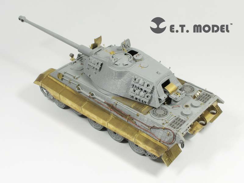 ET Model E35-033 WWII German KING TIGER (Tourelle Porsche) (Pour kit DRAGON) (1/35) – image 3