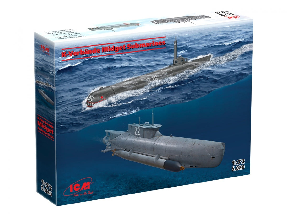 Sous-marins miniatures ICM S020 K-Verbande 1/72