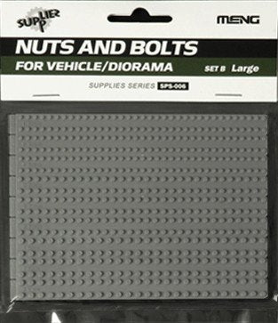 Ensemble de boulons et écrous Meng SPS-006 B grand (1/35)