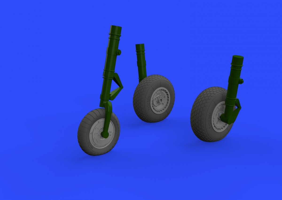Roues Eduard 632100 Me 262 REVELL 1/32