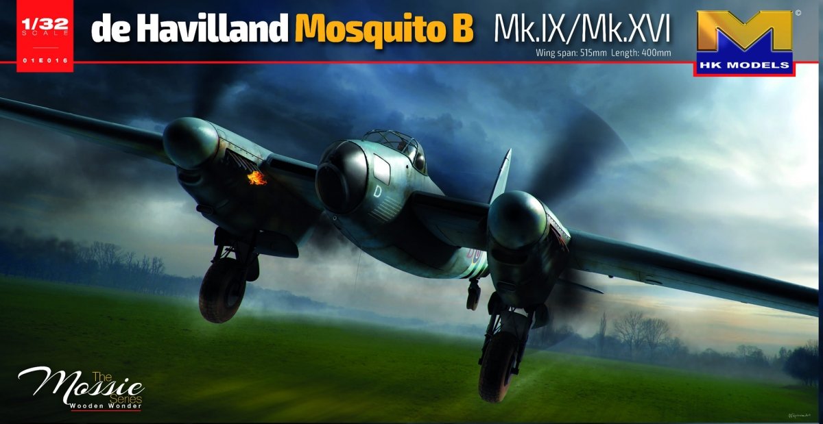 Maquette HK Models 01E016 de Havilland Mosquito B Mk.IX/Mk.XVI 1/32