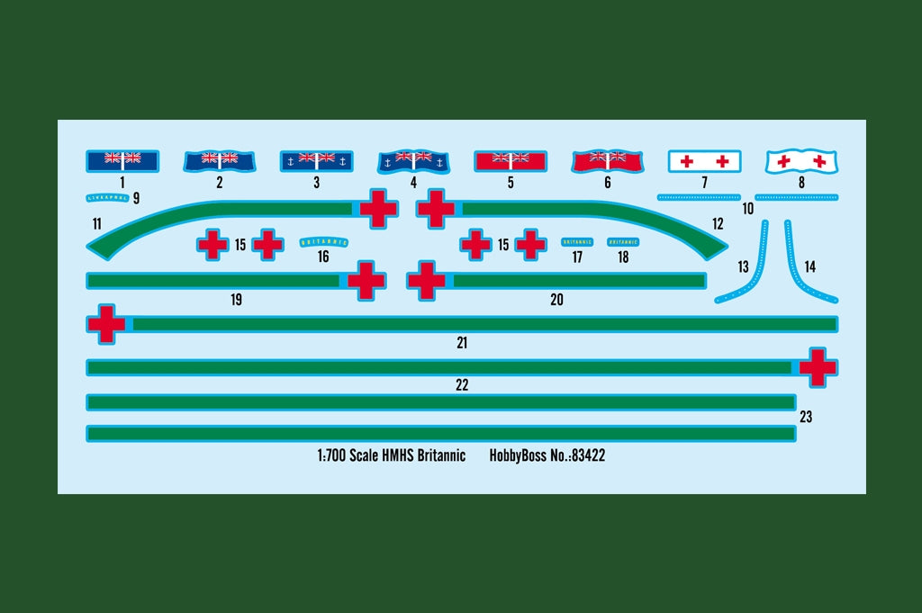 Hobby Boss 83422 HMHS Britannic 1/700 – zdjęcie 20