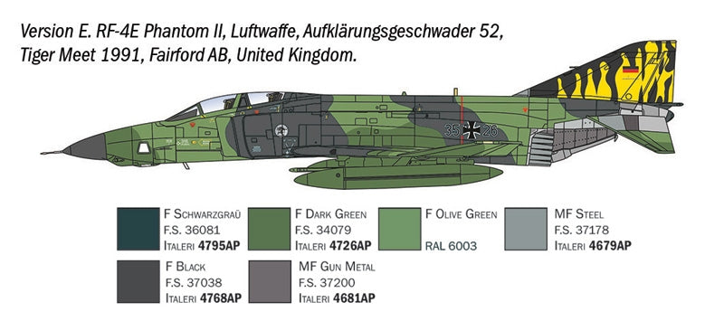 Italeri 1477 RF-4 C/E Phantom II 1/72