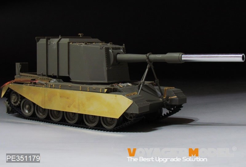 Kit de mise à niveau Voyager Model PE351179 pour char lourd britannique moderne FV 4005 II (pour AFV AF35405) à l&amp;#39;échelle 1/35 – image 6