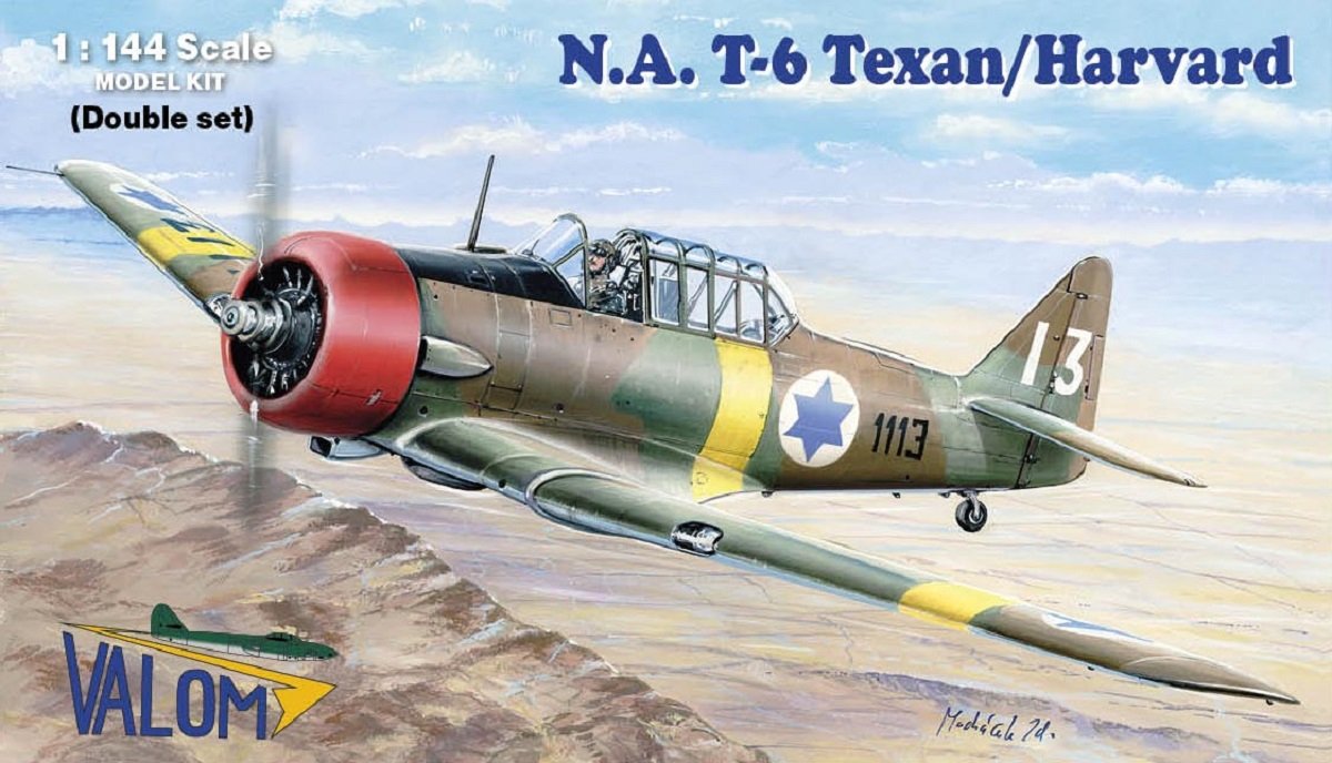 Valom 14410 North American T-6 Texan/Harvard (double set) 1/144
