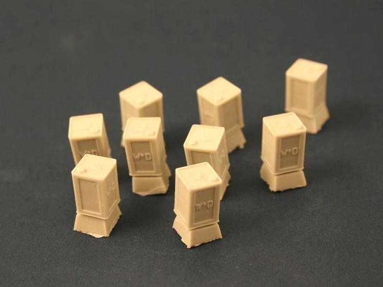 Panzer Art RE35-111 4 Gal bidons britanniques « POW » 1/35