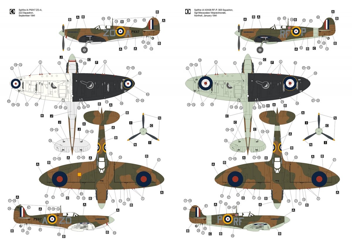 Hobby 2000 32001 Supermarine Spitfire IA 1/32 – immagine 4