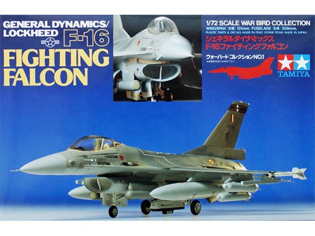 Tamiya 60701 F-16 Fighting Falcon 1/72 