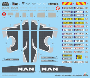 Italeri 3959 MAN TGX 18.500 XXL Lion Pro Edition 1/72 – image 8