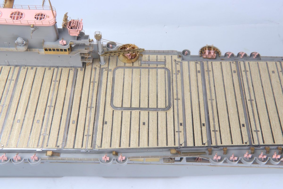 Maquette MK1 Design MD-20023 du pont en bois de l&amp;#39;USS CV-6 Enterprise pour Trumpeter au 1/200 – image 3